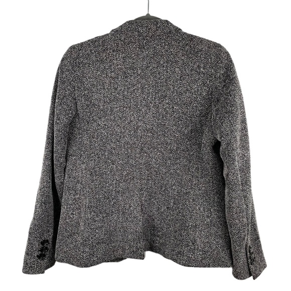 TALBOTS CLASSIC BLAZER | Black / Grey | Size Small - Picture 2 of 4